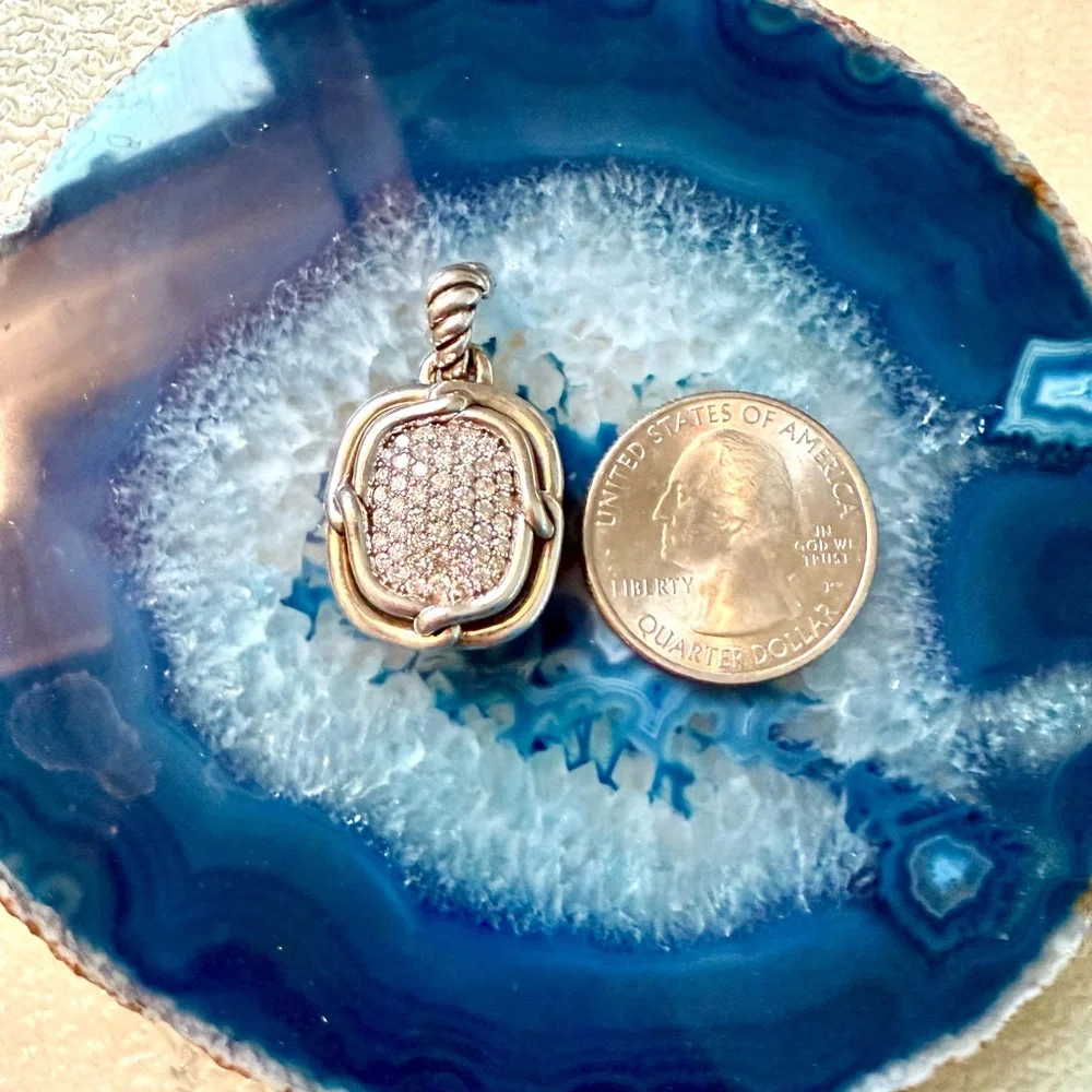 HP 🎉David Yurman Labyrinth Diamond Enhancer - Picture 12 of 15